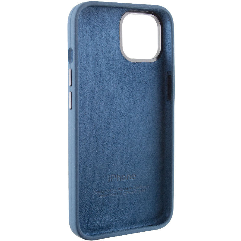 Купить Чехол Silicone Case Metal Buttons (AA) для Apple iPhone 14 (6.1") (Синий / StromBlue) на vchehle.ua