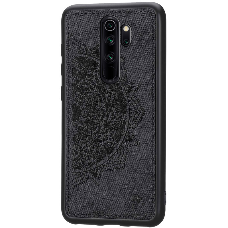 

TPU+Textile чохол Mandala з 3D тисненням на Xiaomi Redmi Note 8 Pro (Чорний) 768772