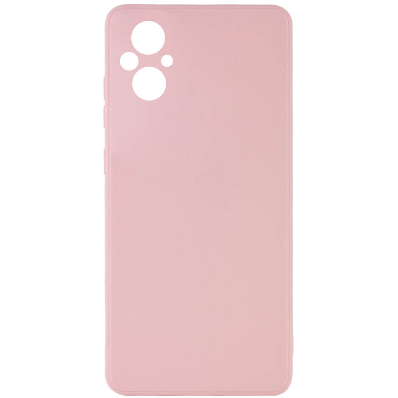 Силиконовый чехол Candy Full Camera для Xiaomi Poco M5 (Розовый / Pink Sand)