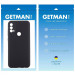 Чохол TPU GETMAN Liquid Silk Full Camera на Motorola Moto E40 (Чорний / Black) в магазині vchehle.ua