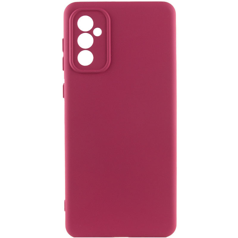 Чехол Silicone Cover Lakshmi Full Camera (AA) для Samsung Galaxy A34 5G (Бордовый / Marsala)
