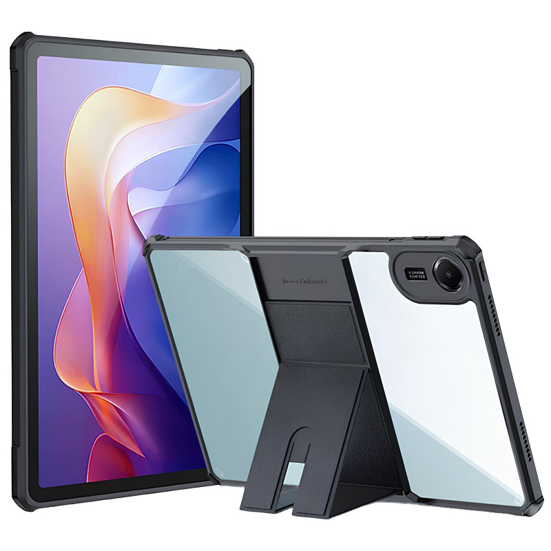 Фото TPU+PC чохол Xundd Stand з посиленими кутами для Xiaomi Redmi Pad 2 WiFi (11") (Чорний) на vchehle.ua