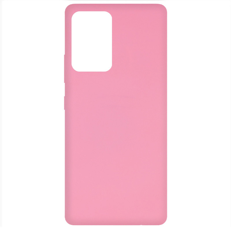 Чехол Silicone Cover Full without Logo (A) для Samsung Galaxy A72 4G / A72 5G (Розовый / Pink)