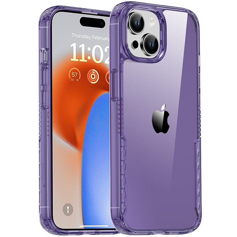 Чехол TPU+PC Multi-Color для Apple iPhone 15 (6.1") (Purple)