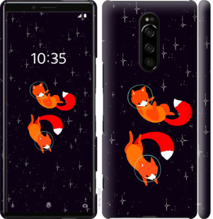 

Чехол Лисички в космосе для Sony Xperia 1 J9110 870234