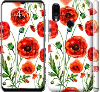 

Чохол Намальовані маки на Meizu Note 9 744035