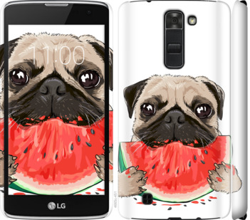 

Чехол Мопс и арбуз для LG K7 843649