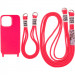 Чохол TPU two straps California на Apple iPhone 12 Pro Max (6.7") (Рожевий)