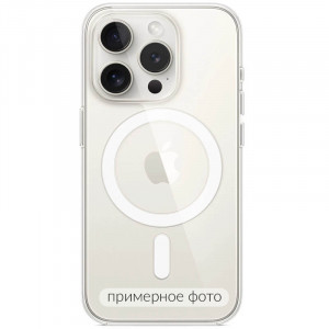 TPU чехол Clear Case with Magnetic safe для Apple iPhone 16e (6.1")