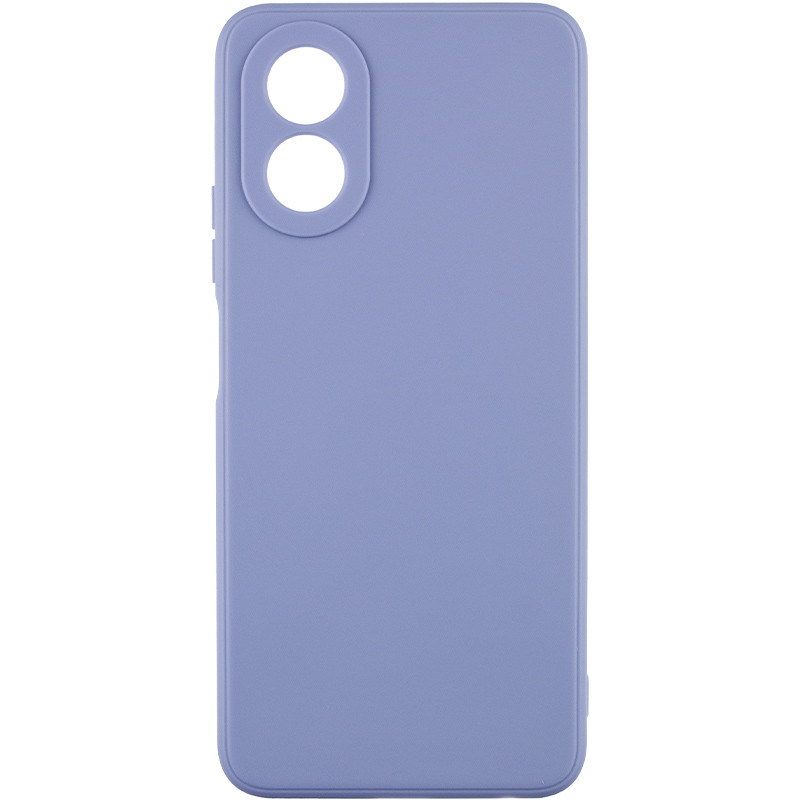 Силиконовый чехол Candy Full Camera для Oppo A58 4G (Голубой / Mist blue)