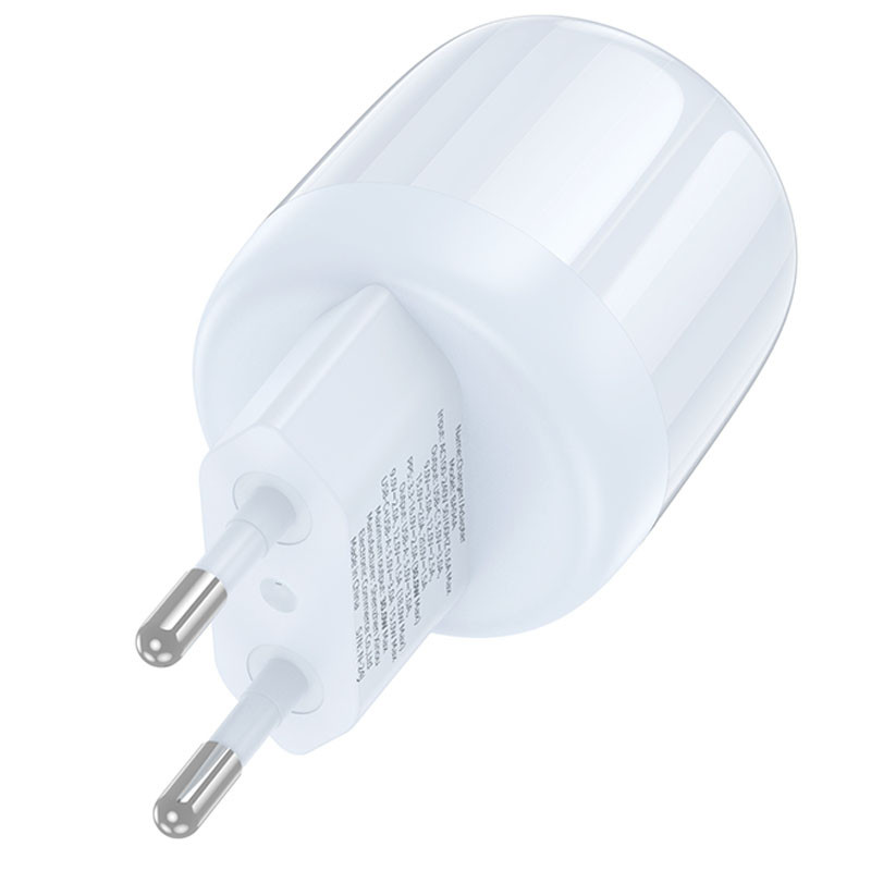 Фото МЗП Borofone BA94A Lustrous PD30W+QC3.0 (1USB-A/1C) (Blue) на vchehle.ua