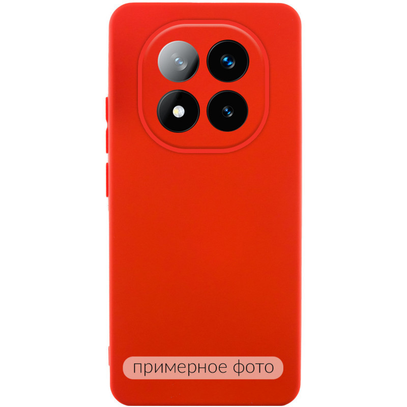 Чохол Silicone Cover Lakshmi Full Camera (AA) на Xiaomi Redmi A5 / Poco C71 (Червоний / Red)