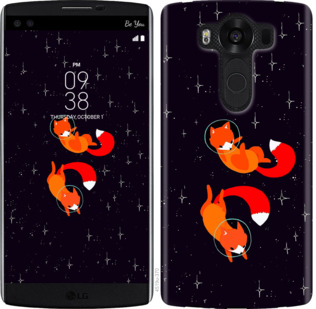 

Чехол Лисички в космосе для LG V10 H962 870194
