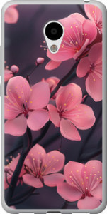 Чехол Пурпурная сакура для Meizu M3s