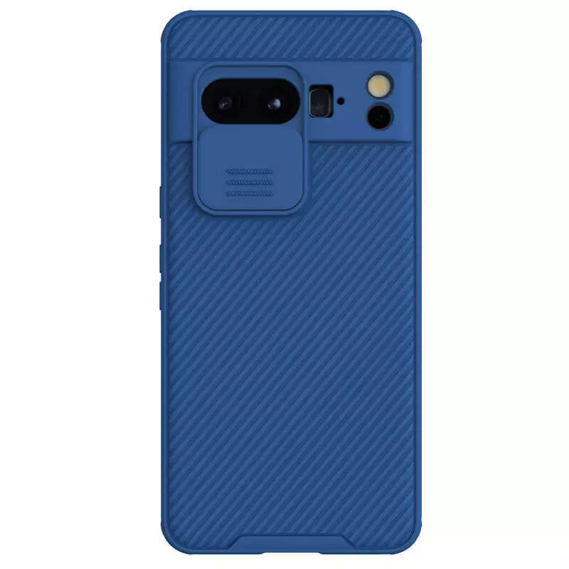 Карбонова накладка Nillkin CamShield Pro на Google Pixel 8 Pro (Blue)