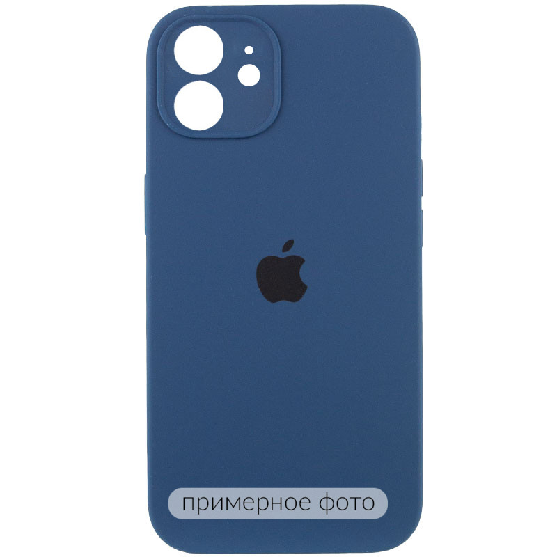 Чохол Silicone Case Full Camera Protective (AA) на Apple iPhone 16 (6.1") (Синій / Abyss Blue)