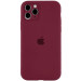 Чохол Silicone Case Full Camera Protective (AA) на Apple iPhone 12 Pro Max (6.7") (Бордовий / Plum)