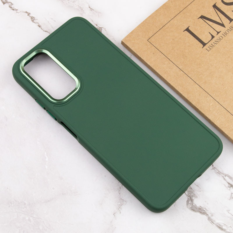 TPU чехол Bonbon Metal Style для Samsung Galaxy A14 4G/5G (Зеленый / Pine green) в магазине vchehle.ua