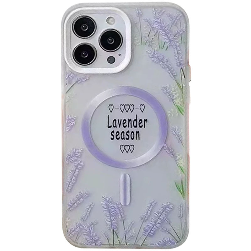 TPU+PC чехол Tenderness with Magnetic Safe для Apple iPhone 12 Pro Max (6.7") (Lavender season)
