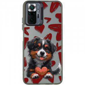 TPU+PC чохол TakiTaki Love magic glow для Xiaomi Redmi Note 10 Pro