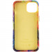 Шкіряний чохол Colour Splash на Apple iPhone 11 Pro Max (6.5") (Orange / Red) в магазині vchehle.ua