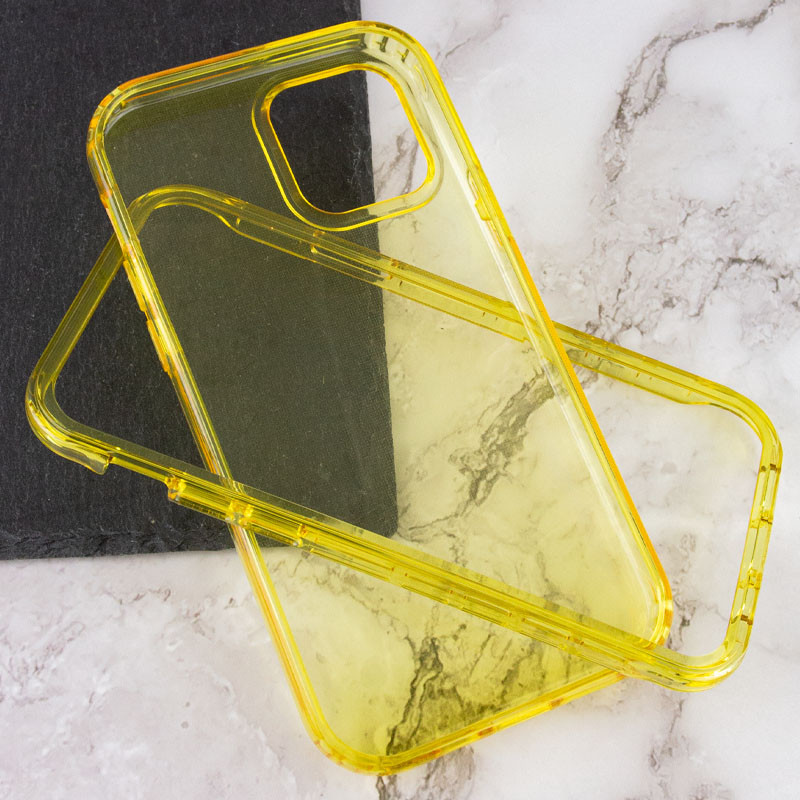 Фото Чехол TPU+PC Full Body с защитой 360 для Apple iPhone 12 Pro Max (6.7") (Желтый) на vchehle.ua
