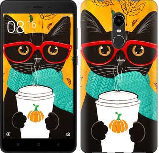 

Чехол Осенний кот для Xiaomi Redmi Note 4X 639771