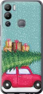 

Чехол Машина с подарками для Infinix Hot 12i 1672039