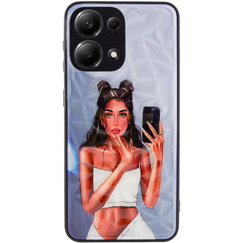 Фото TPU+PC чехол Prisma Ladies для Xiaomi Redmi Note 13 4G (Black in White) на vchehle.ua