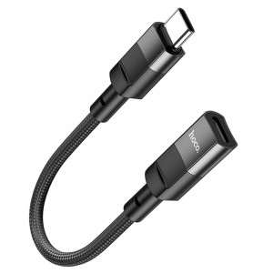 Перехідник Hoco U107 Type-C male to Lightning female (0.1m)