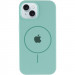 Фото Чохол Silicone Case Full Protective (AA) with Magnetic Safe на Apple iPhone 14 Plus (6.7") (Бірюзовий / Light Turquoise) на vchehle.ua