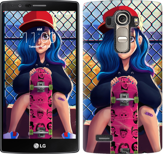 

Чохол Прикольна дівчинка зі скейтбордом на LG G4 H815 618249
