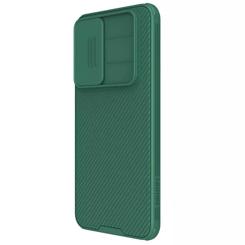 Фото Карбонова накладка Nillkin CamShield Pro на Samsung Galaxy A56 5G (Deep Green) в маназині vchehle.ua