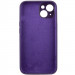 Чохол Silicone Case Full Camera Protective (AA) NO LOGO на Apple iPhone 15 (6.1") (Фіолетовий / Elderberry) в магазині vchehle.ua