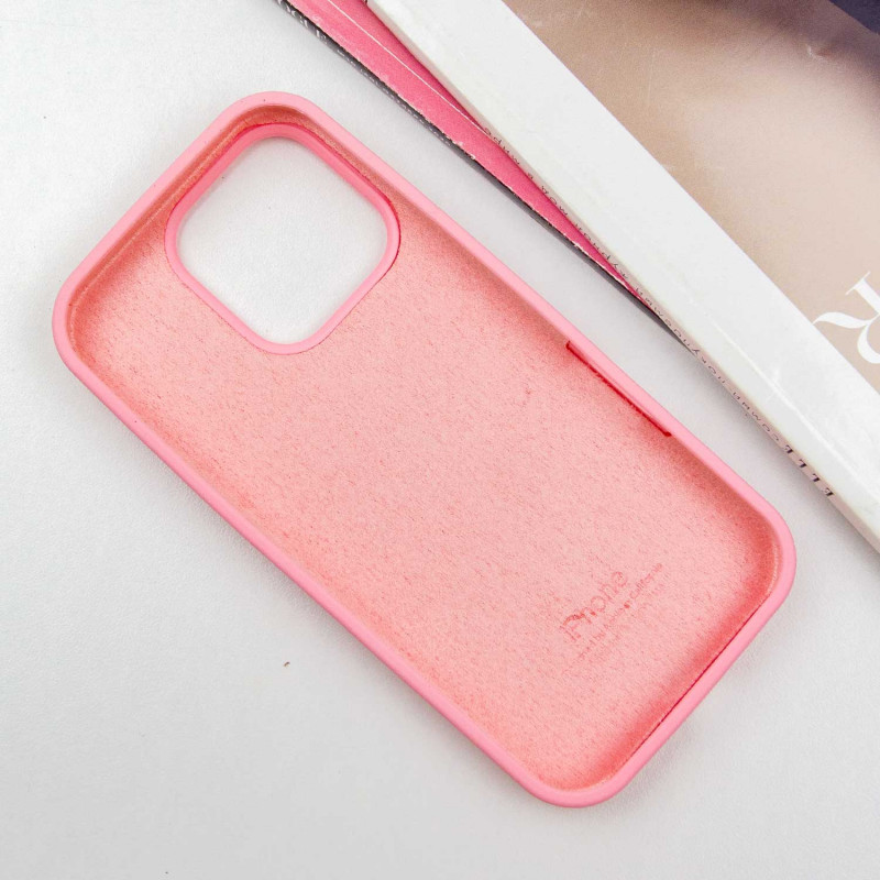 Фото Чохол Silicone Case Full Protective (AA) на Apple iPhone 16 Pro Max (6.9") (Рожевий / Light pink) в маназині vchehle.ua