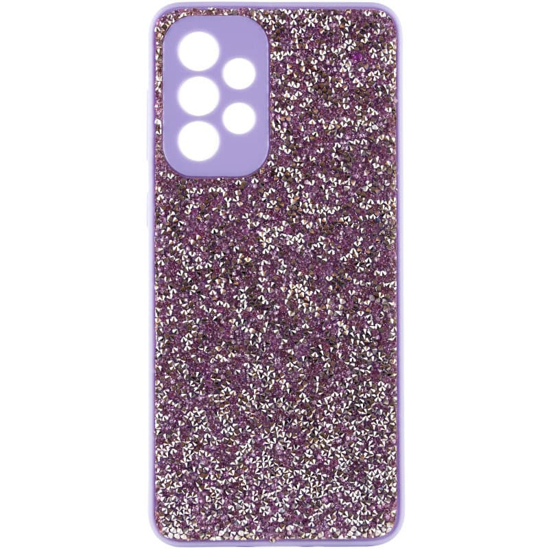 TPU+PC чехол Diamond Full Camera для Samsung Galaxy A53 5G (Lilac)