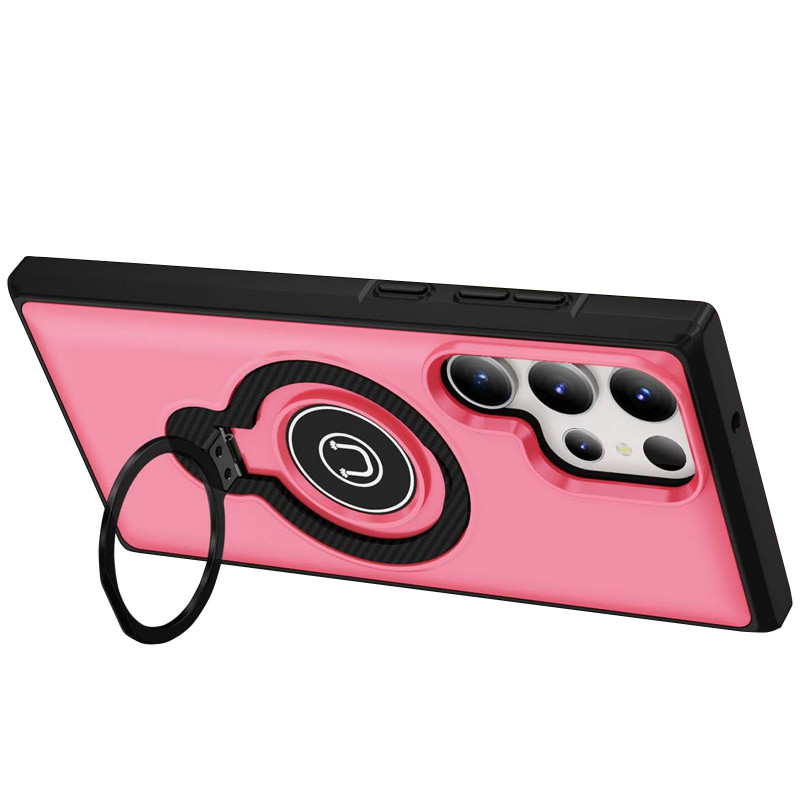 Фото TPU+Textured PC Magnet на Samsung Galaxy S23 Ultra (Pink) на vchehle.ua