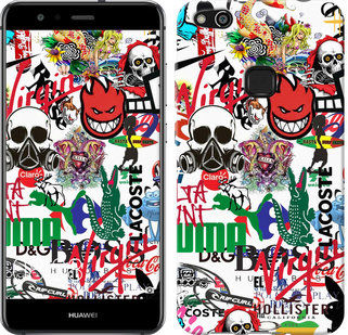 

Чохол Many different logos на Huawei P10 Lite 638130