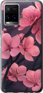 Чехол Пурпурная сакура для Vivo Y33s