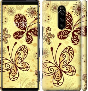 Чехол Красивые бабочки для Sony Xperia XZ4