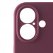 Чехол Silicone Case Full Camera Protective (AA) для Apple iPhone 16 Plus (6.7") (Бордовый / Plum) в магазине vchehle.ua