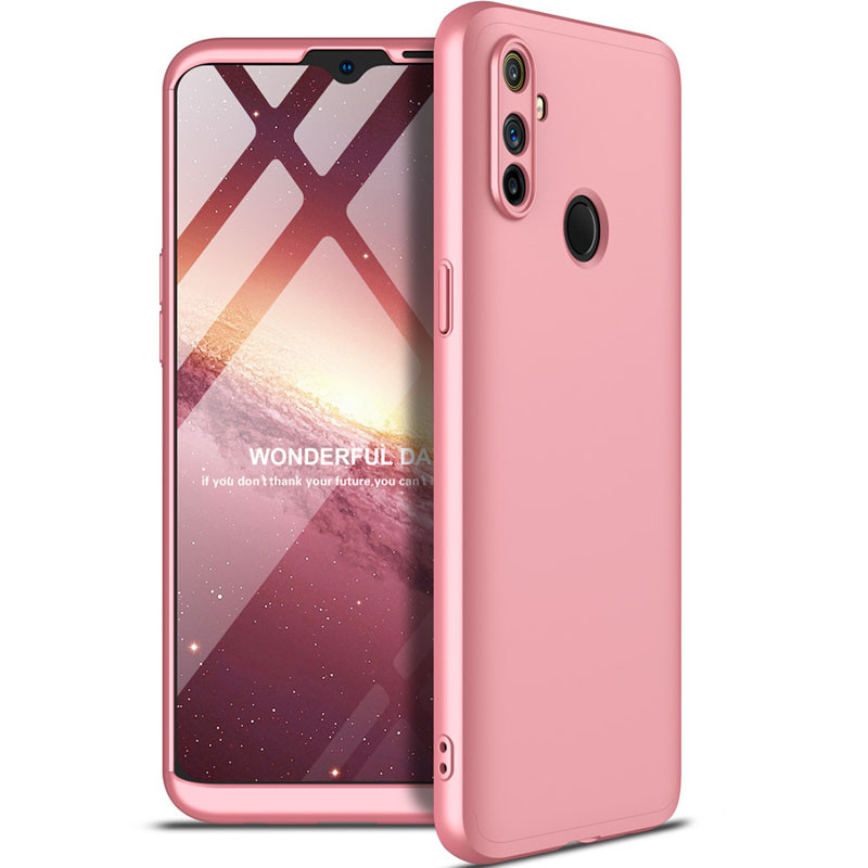 

Пластиковая накладка GKK LikGus 360 градусов (opp) для Realme C3 (Розовый / Rose Gold) 903761