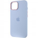 Фото Чехол Silicone Case Metal Buttons (AA) для Apple iPhone 12 Pro Max (6.7") (Голубой / Cloud Blue) в магазине vchehle.ua