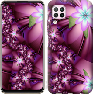 Чехол Цветочная мозаика для Huawei P40 Lite
