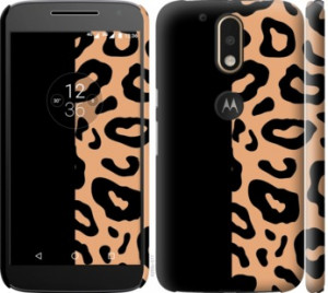 Чехол Пятна леопарда для Motorola Moto G4
