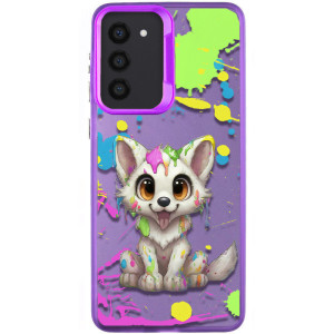 TPU+PC чехол TakiTaki Graffiti magic glow для Samsung Galaxy S23+