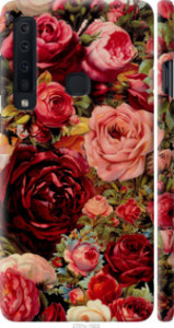 Чехол Цветущие розы для Samsung Galaxy A9 (2018)