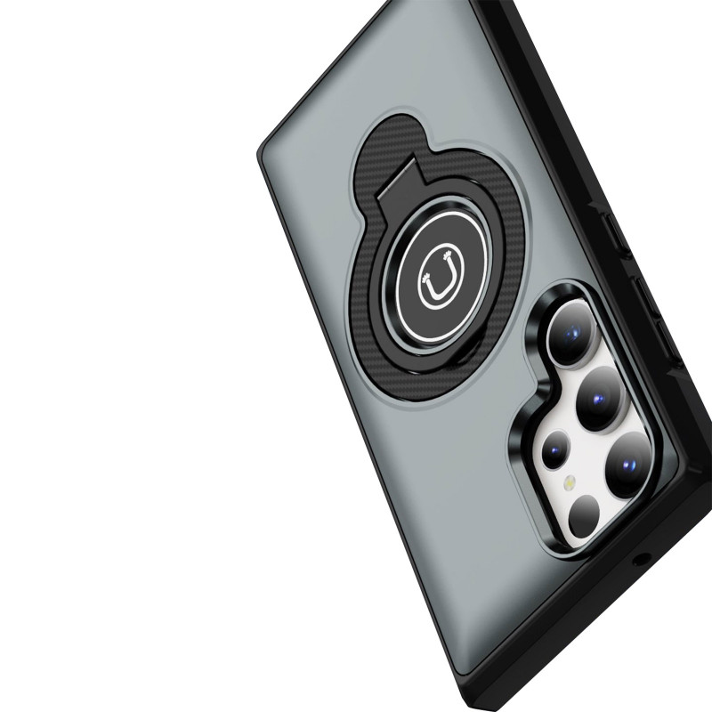TPU+Textured PC Magnet на Samsung Galaxy S23 Ultra (Grey) в магазині vchehle.ua