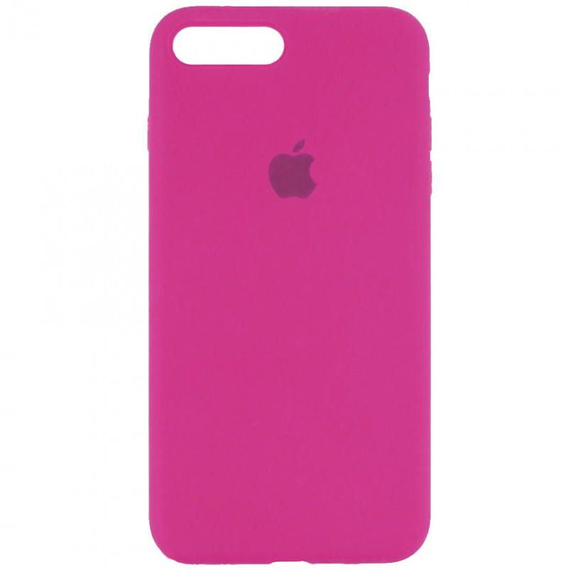 Чохол Silicone Case Full Protective (AA) на Apple iPhone 7 plus / 8 plus (5.5") (Малиновий / Dragon Fruit)