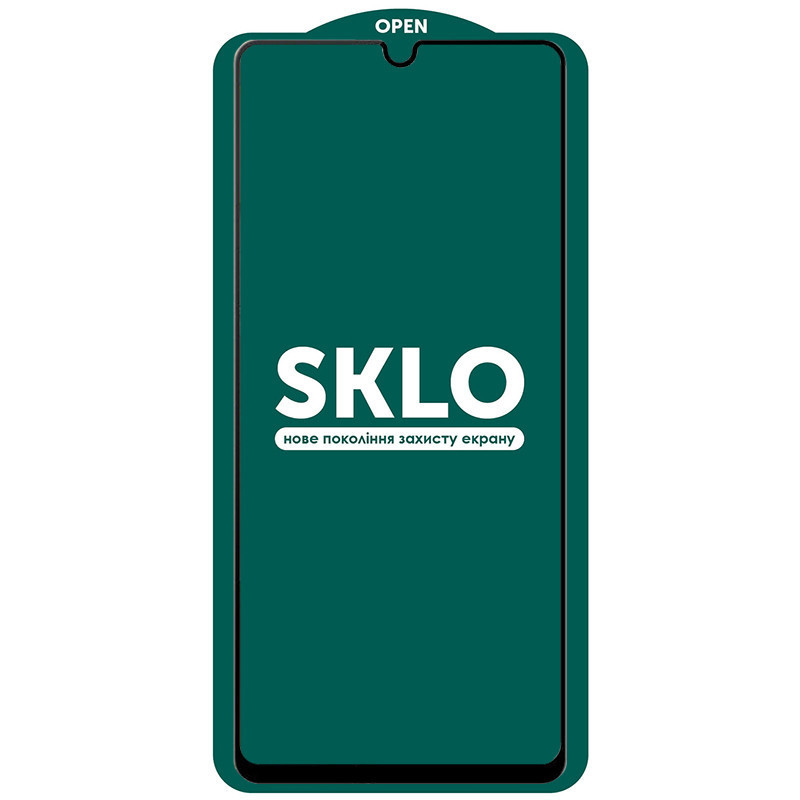 Фото Защитное стекло SKLO 5D для Samsung Galaxy A32 4G / A22 4G / M32 / A31 / M22 (Черный) на vchehle.ua